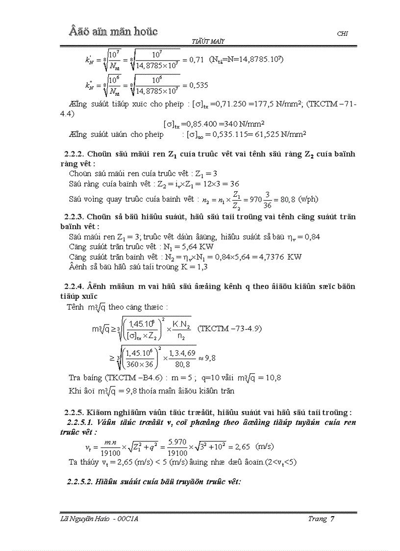 image for page Thiết kế hộp giảm tốc trục vít bánh răng bản vẽ