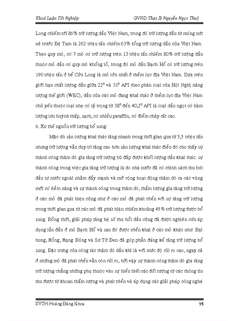 image for page Hiện trạng tài nguyên dầu khí việt nam sự phân bố và xu hướng bổ sung trong tương lai