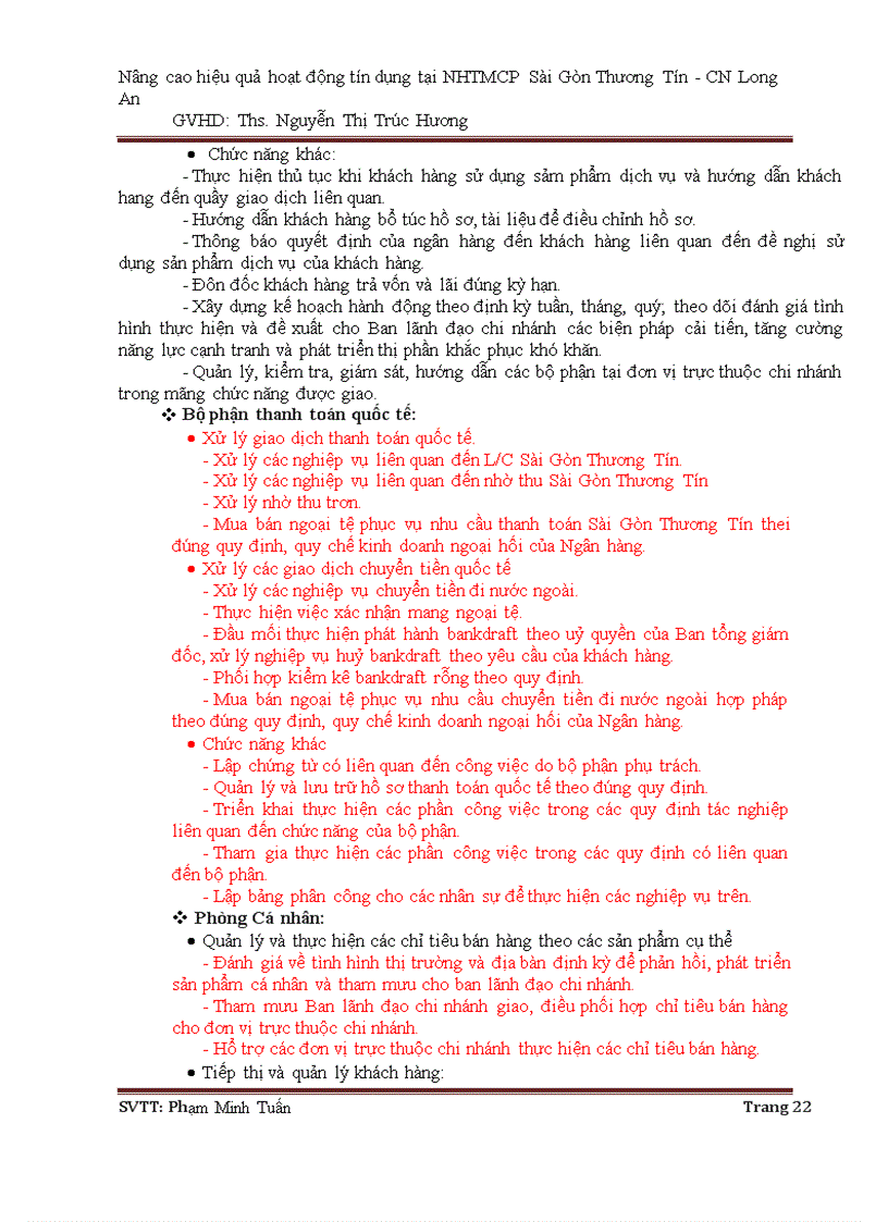 image for page Nâng cao hiệu quả hoạt động tín dụng tại ngân hàng thương mại cổ phần Sài Gòn Thương Tín CN Long An