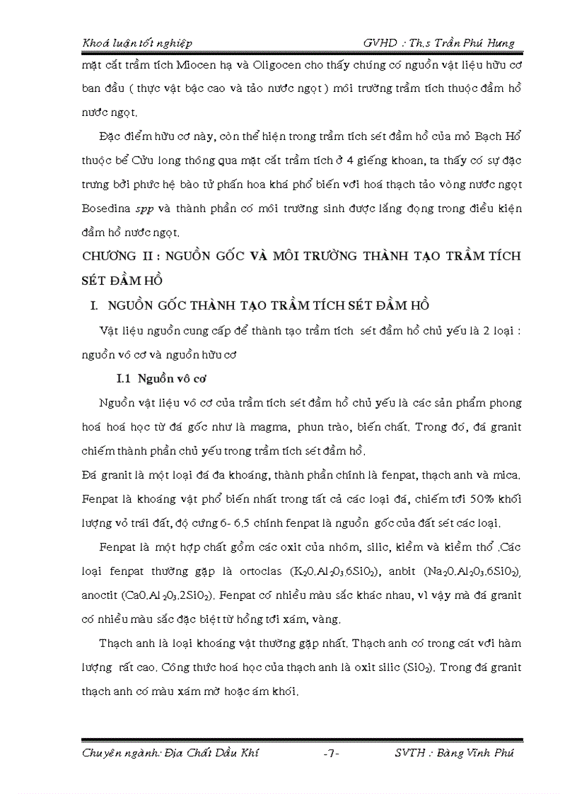 image for page Đặc tính và khả năng sinh dầu khí của trầm tích sét đầm hồ trên thềm lục địa việt nam
