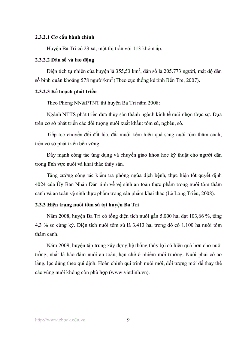 image for page Khảo sát quy trình nuôi tôm sú Penaeus monodon thâm canh bằng phương pháp sinh học