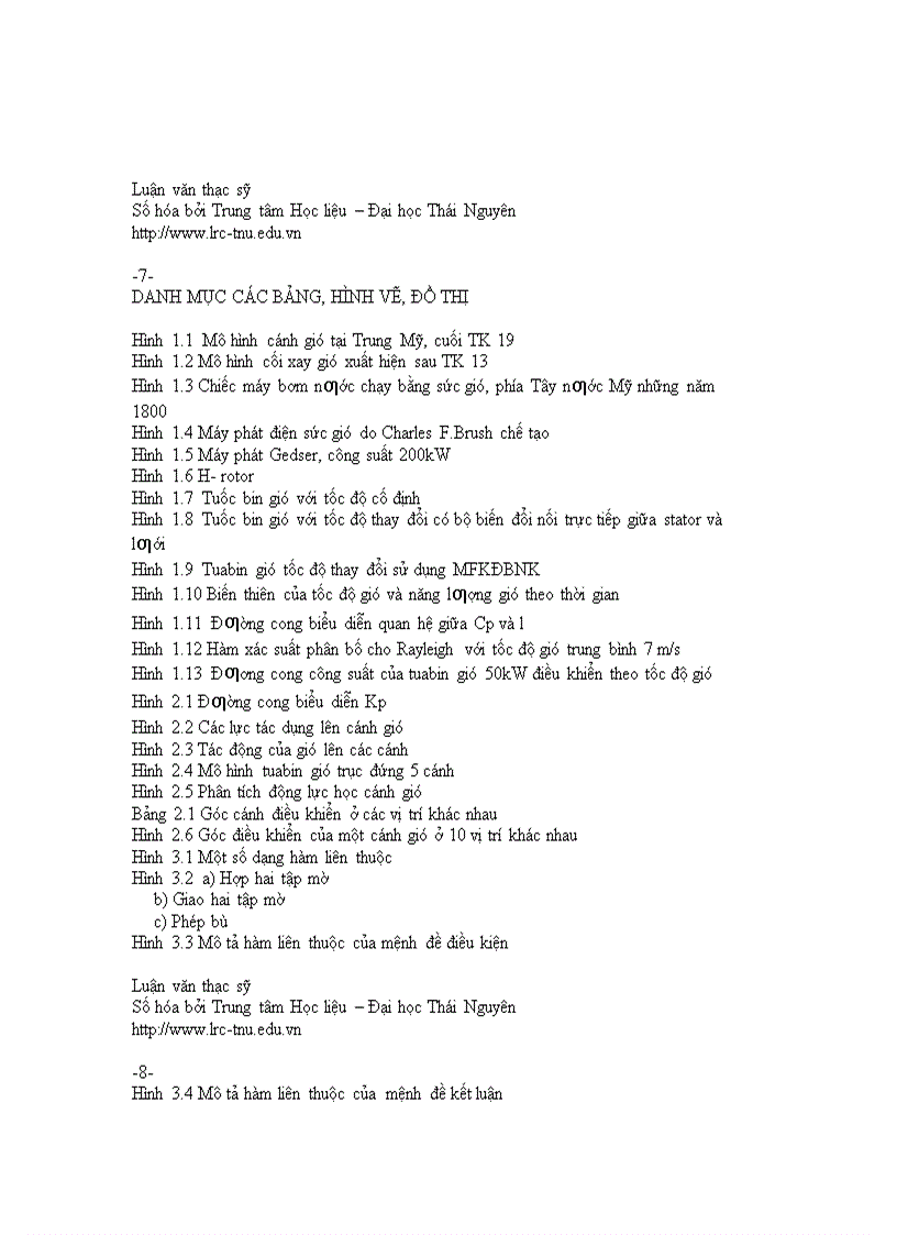 image for page Nghiên cứu ứng dụng điều khiển mờ thích nghi để điều khiển cánh gió tuabin trục đứng