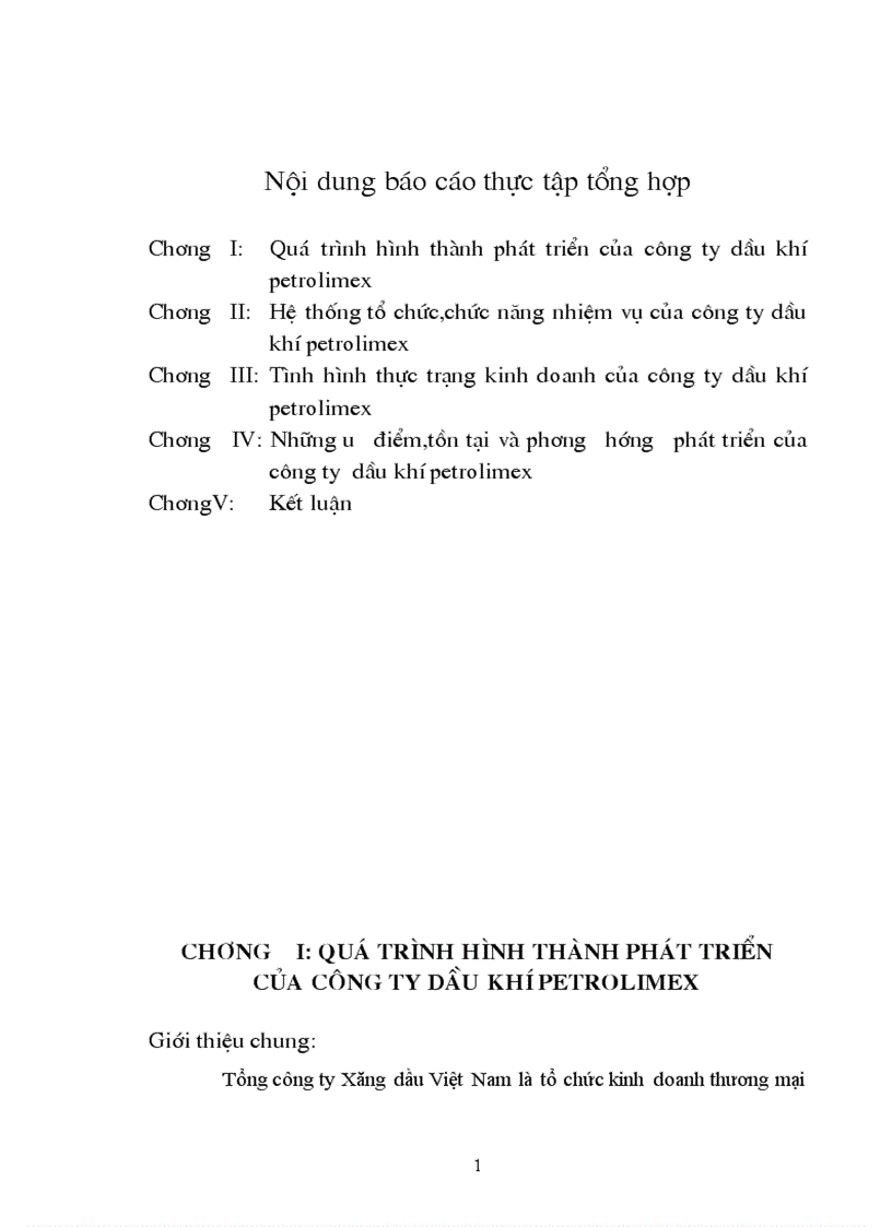 image for page Báo cáo thực tập tổng hợp công ty dầu khí petrolimex