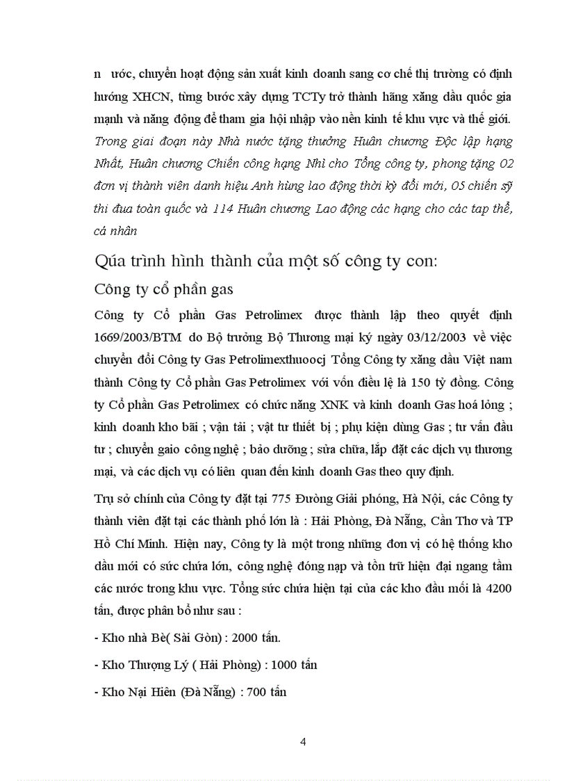 image for page Báo cáo thực tập tổng hợp công ty dầu khí petrolimex