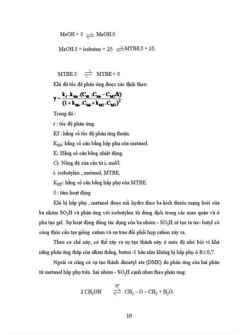 image for page Thiết kế phân xưởng sản xuất MTBE Metyltert butyl ete