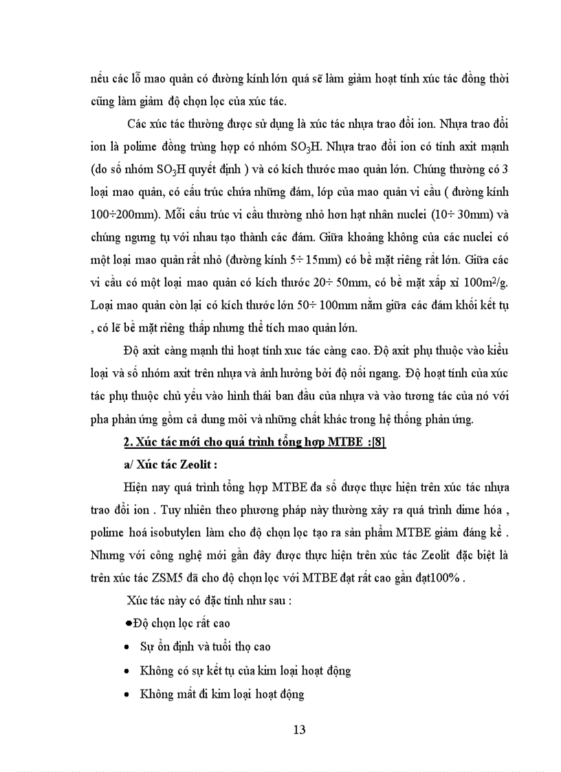 image for page Thiết kế phân xưởng sản xuất MTBE Metyltert butyl ete