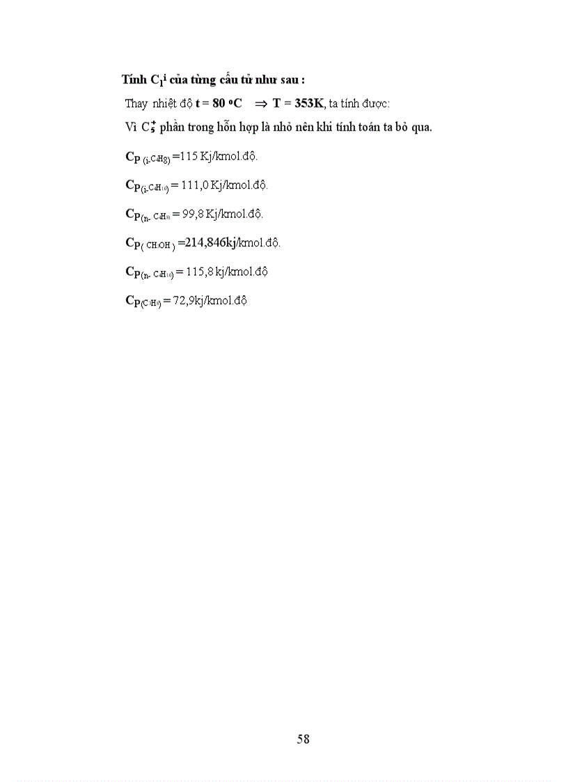 image for page Thiết kế phân xưởng sản xuất MTBE Metyltert butyl ete