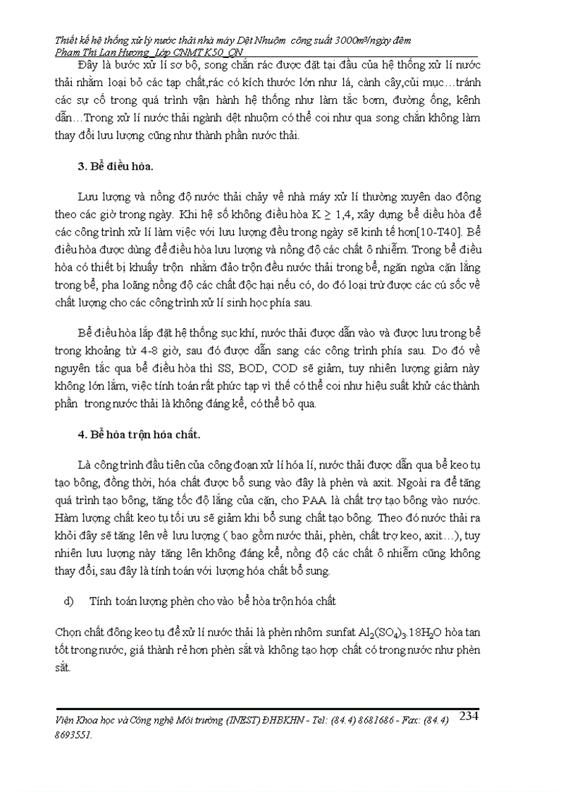 image for page Thiết kế hệ thống xử lý nước thải nhà máy Dệt Nhuộm công suất 3000m3 ngày đêm