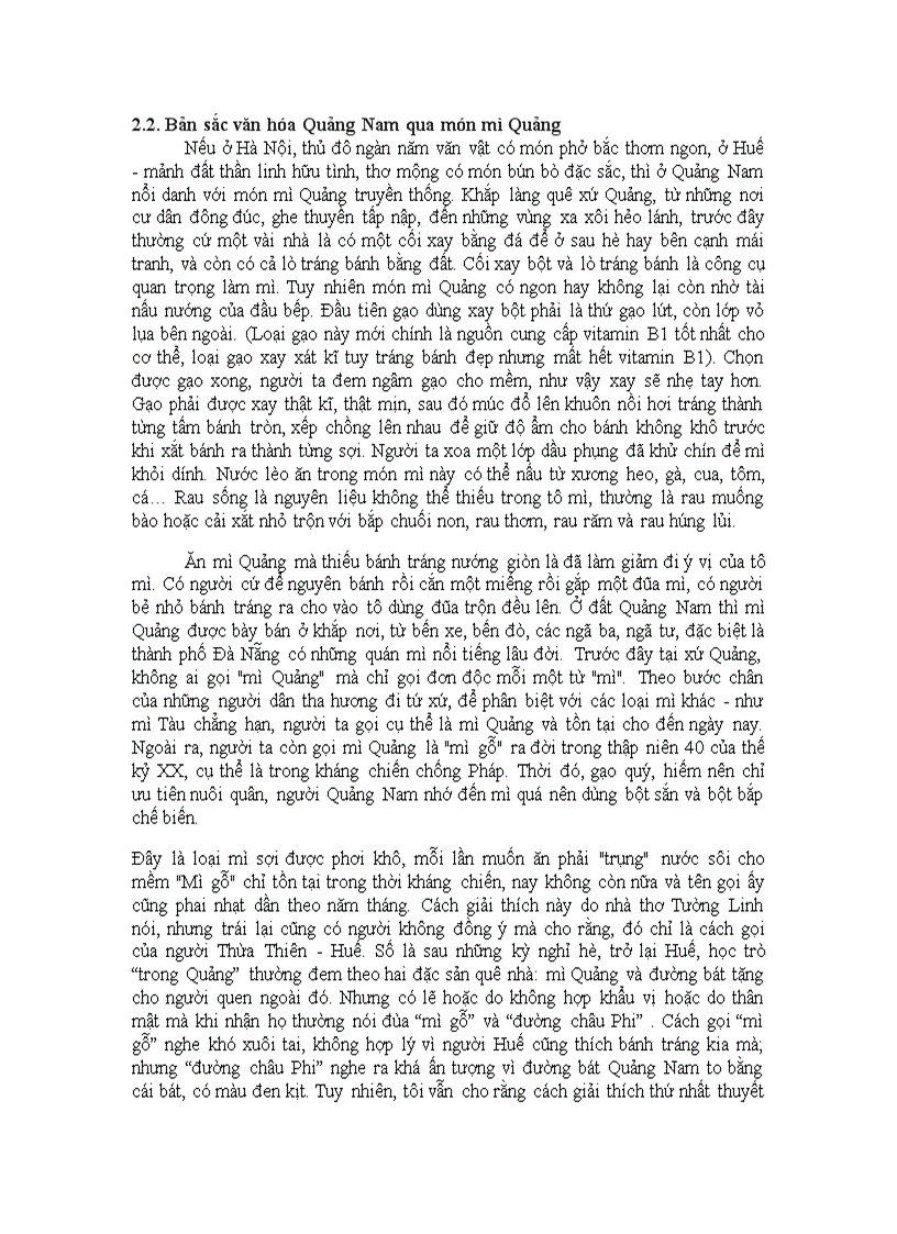 image for page Ban sac van hoa quang nam qua mon mi quang