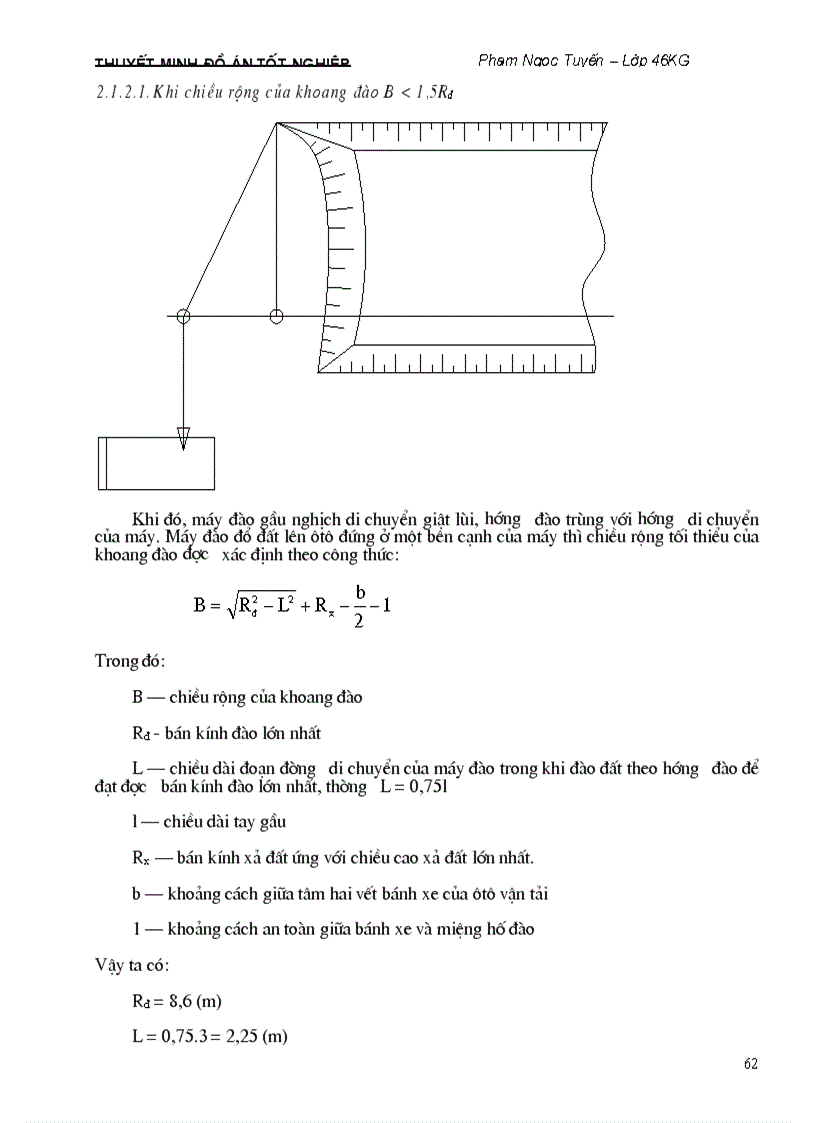 image for page Thiết kế máy đào gầu nghịch kèm bản vẽ