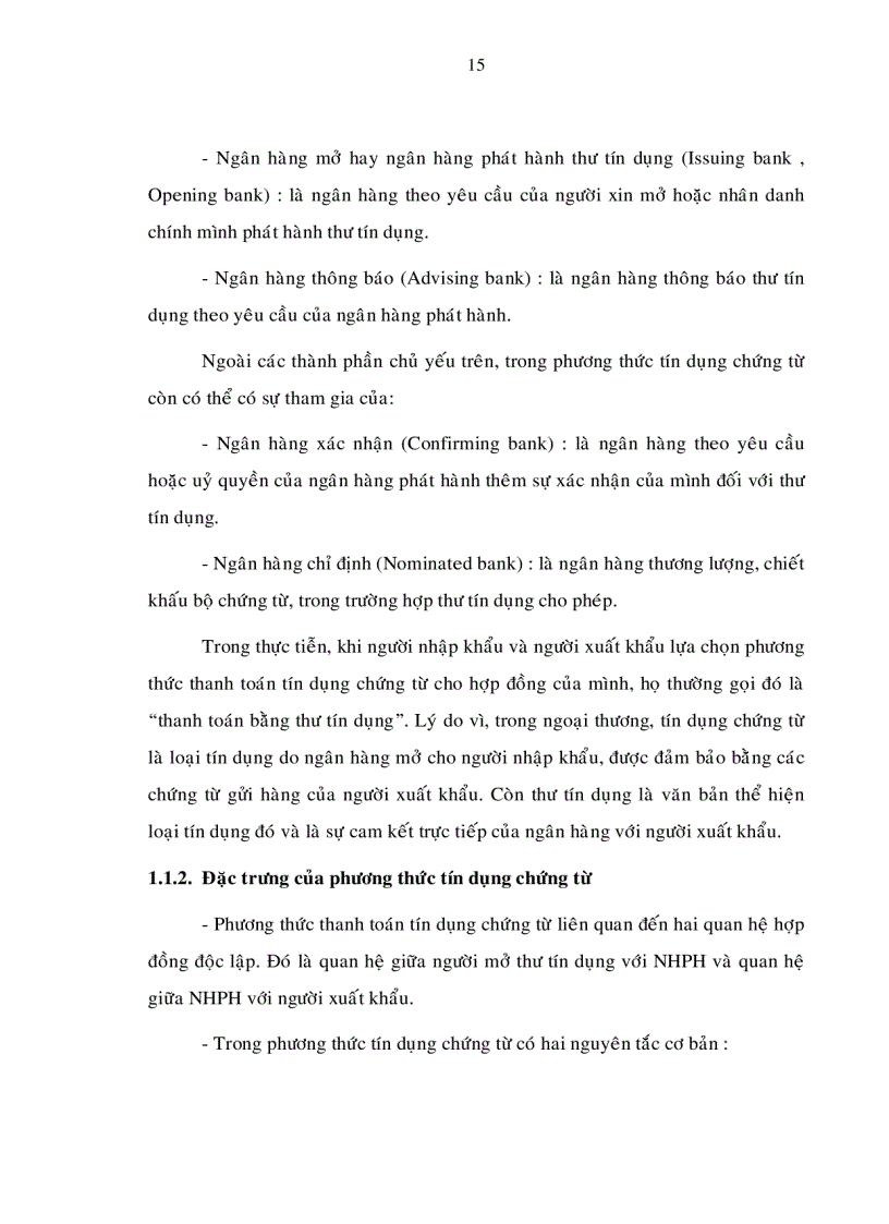 image for page Thanh toán quốc tế bằng phương thức tín dụng chứng từ Giải pháp phòng ngừa và hạn chế rủi ro tại ngân hàng nông nghiệp và phát triển nông thôn Việt Nam