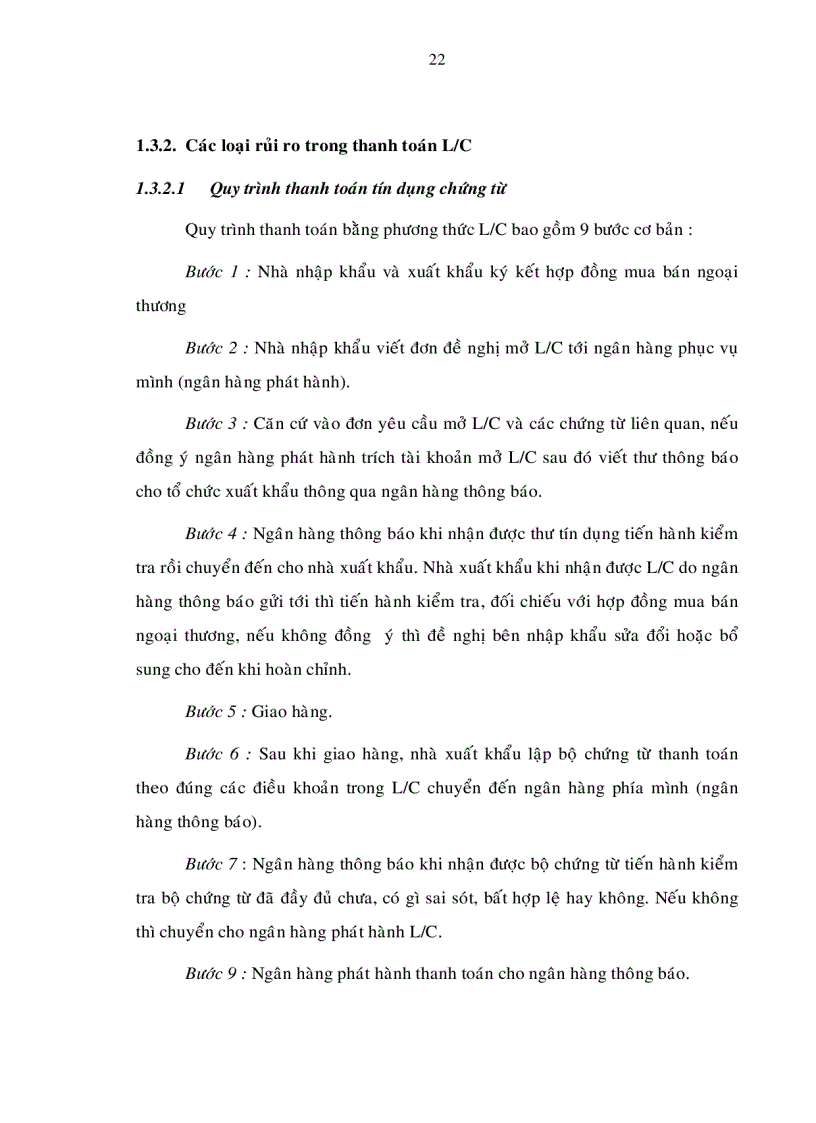 image for page Thanh toán quốc tế bằng phương thức tín dụng chứng từ Giải pháp phòng ngừa và hạn chế rủi ro tại ngân hàng nông nghiệp và phát triển nông thôn Việt Nam