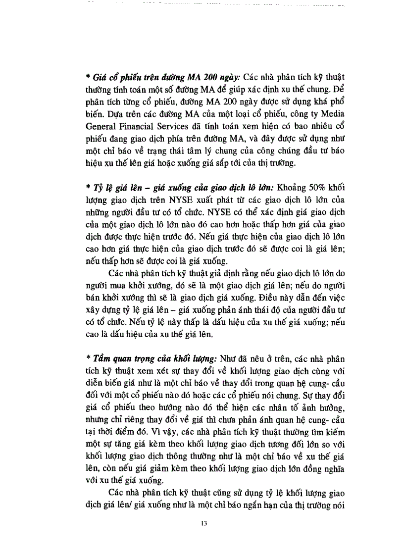 image for page Phương pháp phân tích kỹ thuật và khả năng áp dụng trong hoạt động đầu tư chứng khoán tại Việt Nam