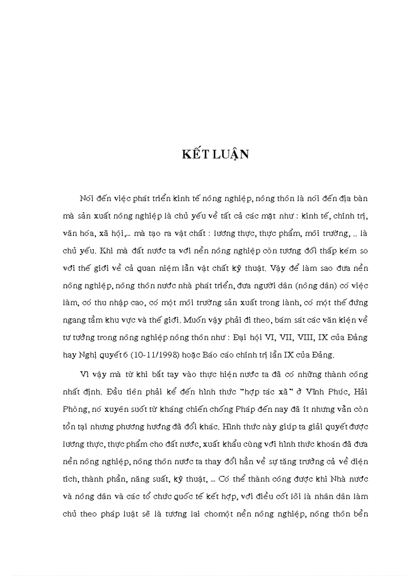 image for page Phương hướng phát triển kinh tế nông nghiệp Việt Nam