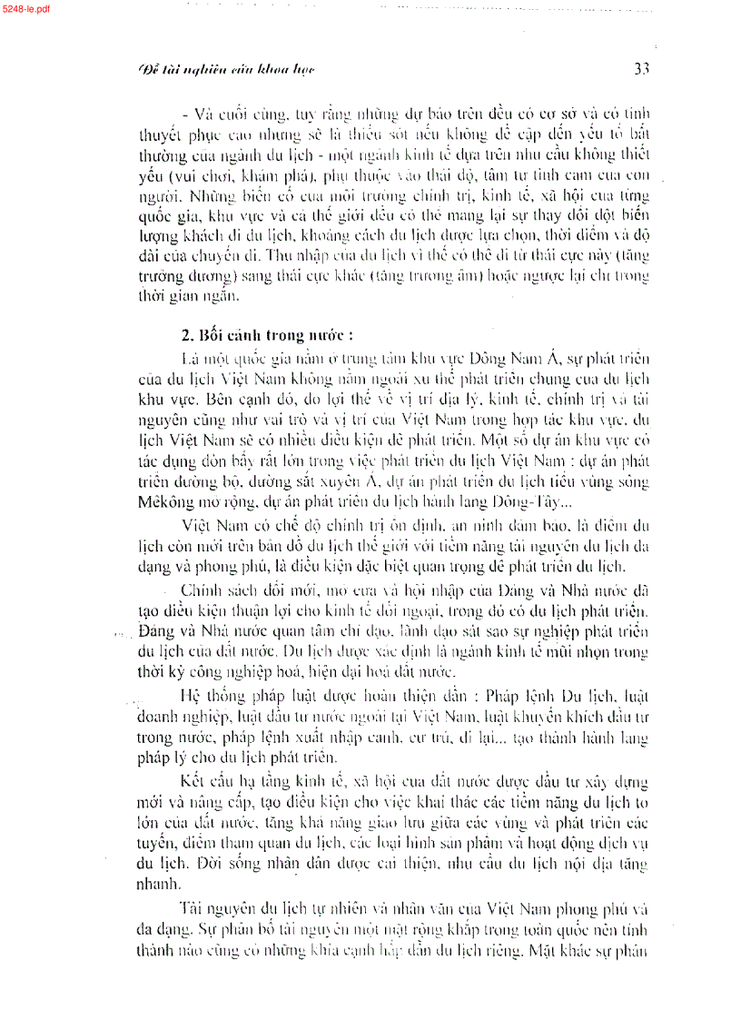 image for page Nghiên cứu phát triển các loại hình và hoạt động dịch vụ du lịch trên địa bàn thành phố Đà Nẵng