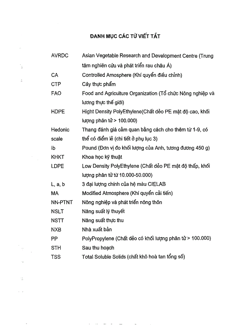 image for page Nghiên cứu ứng dụng các giải pháp khoa học công nghệ và thị trường để phục vụ chương trình xuất khẩu rau và hoa