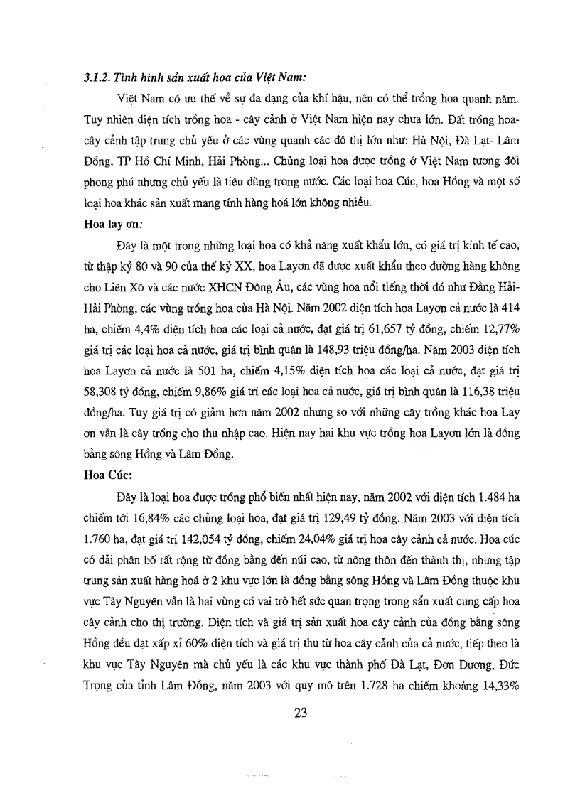 image for page Nghiên cứu ứng dụng các giải pháp khoa học công nghệ và thị trường để phục vụ chương trình xuất khẩu rau và hoa