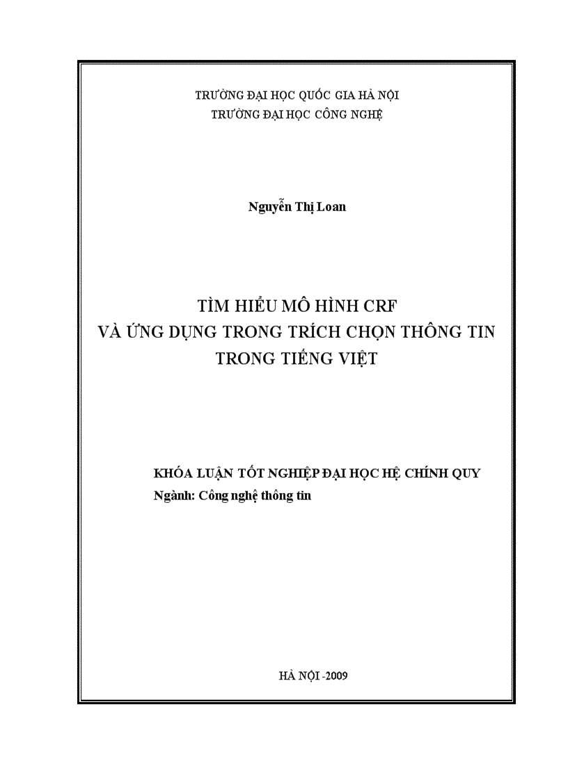 image for page Tìm hiểu mô hình crf và ứng dụng trong trích chọn thông tin trong tiếng việt
