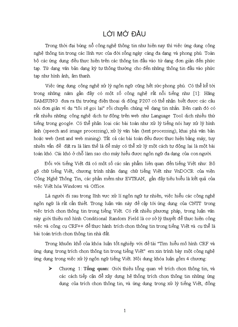 image for page Tìm hiểu mô hình crf và ứng dụng trong trích chọn thông tin trong tiếng việt