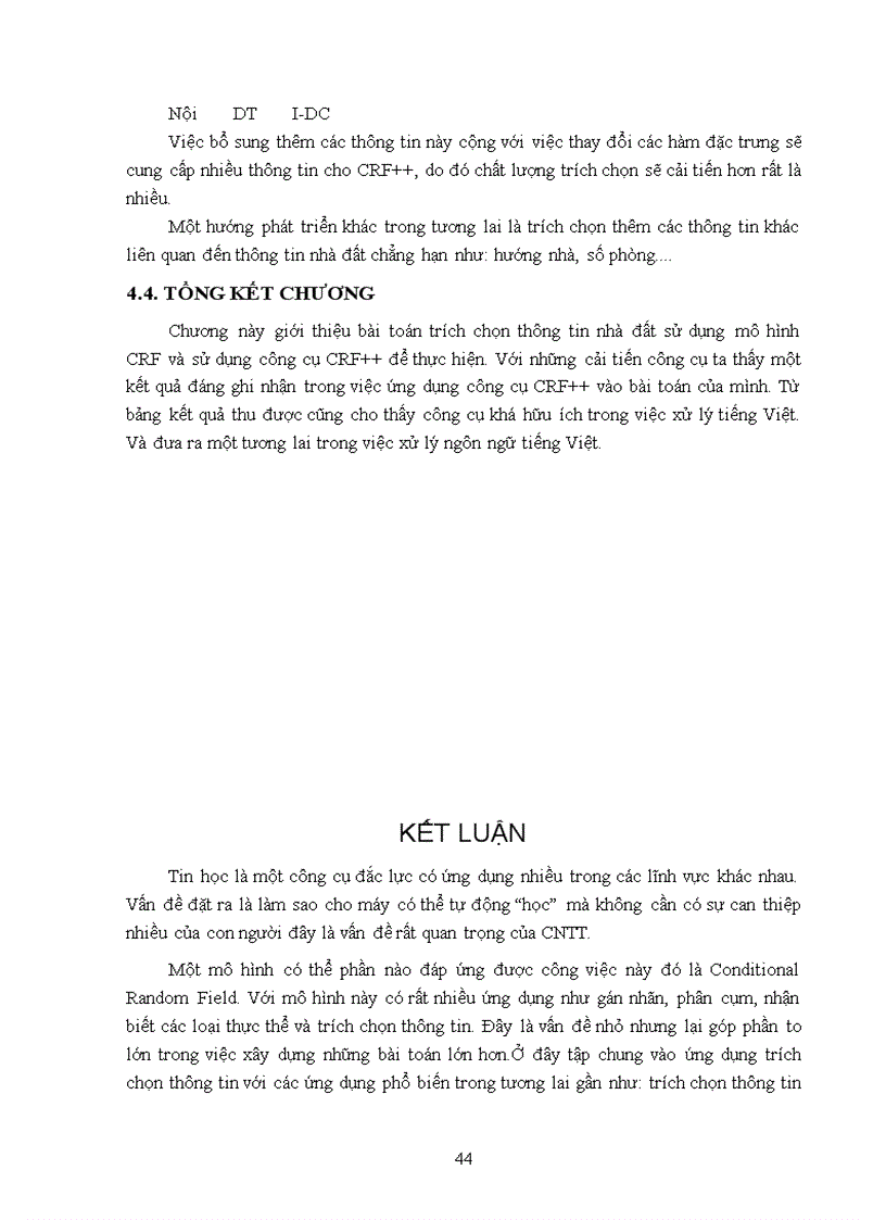 image for page Tìm hiểu mô hình crf và ứng dụng trong trích chọn thông tin trong tiếng việt