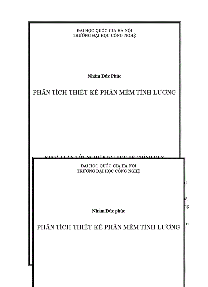 image for page Phân tích thiết kế phần mềm tính lương