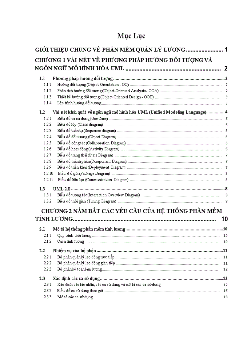 image for page Phân tích thiết kế phần mềm tính lương