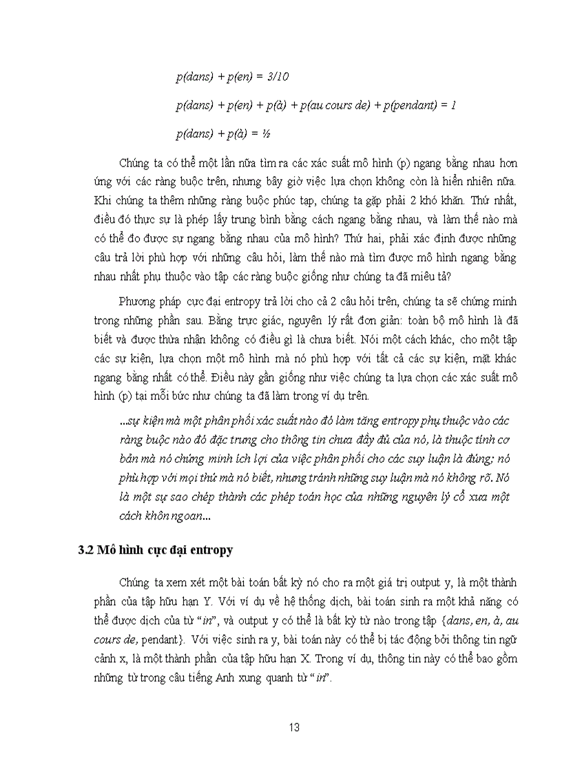 image for page Mô hình maximum entropy và ứng dụng