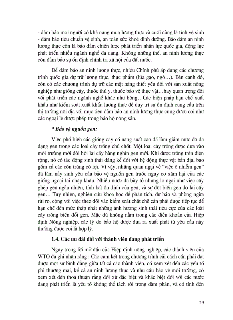 image for page Hoàn thiện các biện pháp phi thuế quan để bảo hộ một số nông sản chủ yếu của nước ta phù hợp với thông lệ quốc tế