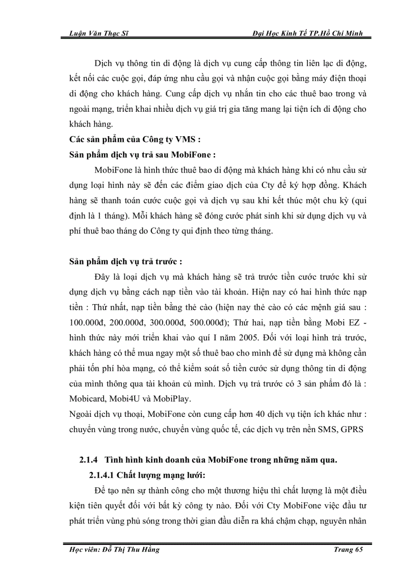 image for page Hệ thống đánh giá kết quả thực hiện công việc và chiến lược phát triển nguồn nhân lực tại trung tâm thông tin di động khu vực II