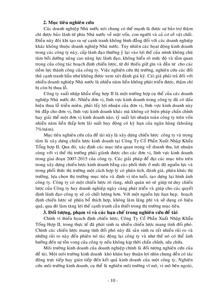 image for page Xây dựng chiến lược kinh doanh giai đoạn 2007 2015 của công ty cổ phần xuất nhập khẩu tổng hợp II hoạch định chiến lược theo quá trình