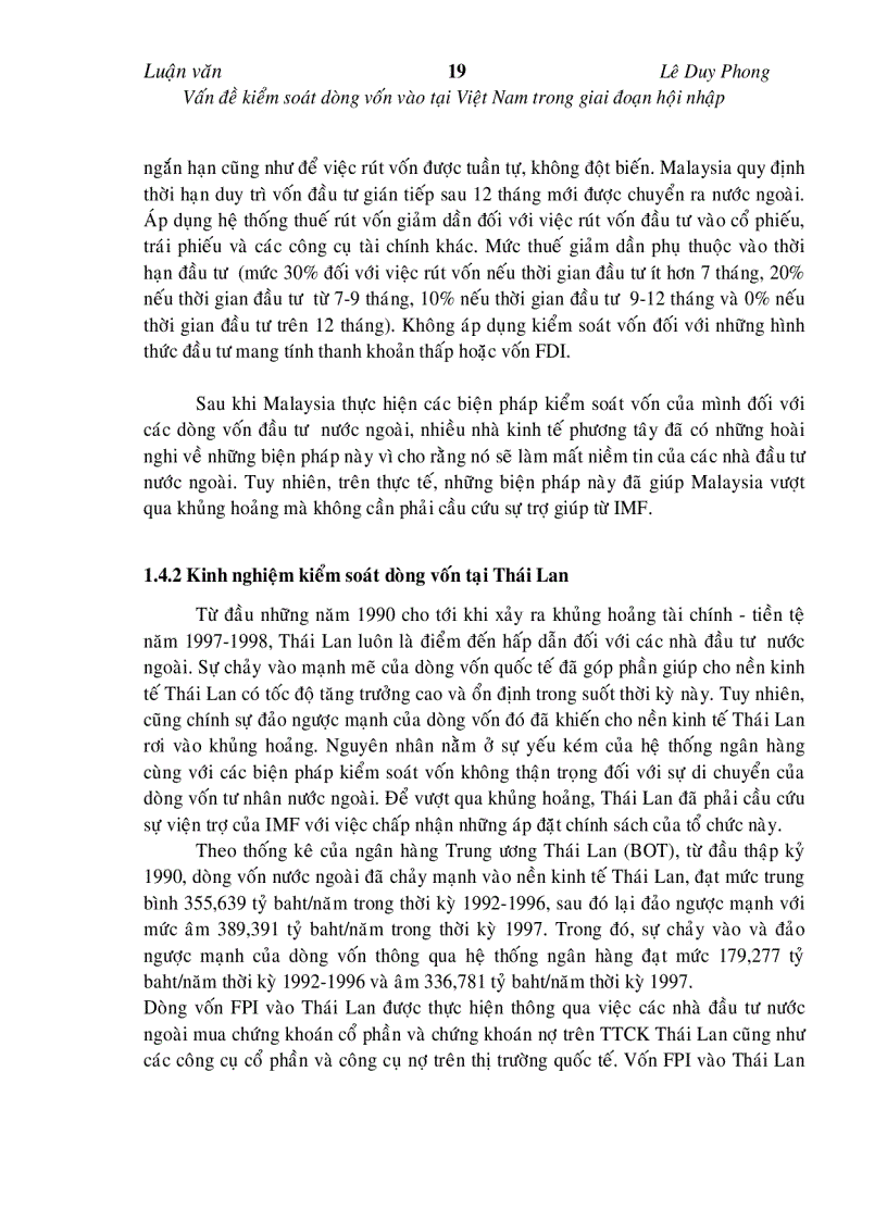 image for page Vấn đề kiểm soát dòng vốn vào tại Việt Nam trong giai đoạn hội nhập