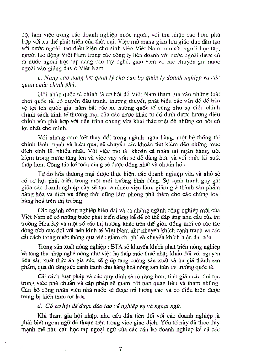 image for page Một số vấn đề chủ yếu cần xử lý khi thực hiện các cam kết trong hiệp định thương mại Việt Nam Hoa Kỳ và tiến trình tham gia WTO của Việt Nam