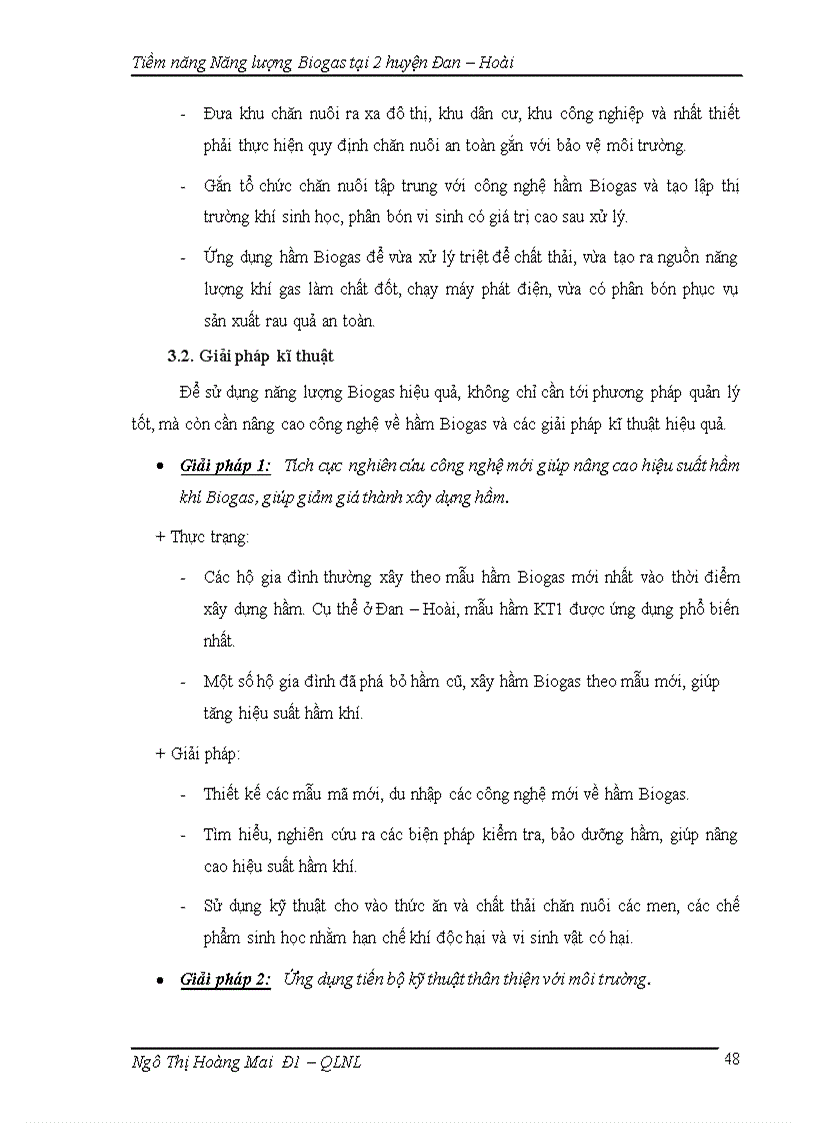 image for page Nghiên cứu đánh giá tiềm năng về sản lượng Biogas và thực trạng sử dụng năng lượng biogas tại khu vực Đan Hoài Hà Nội