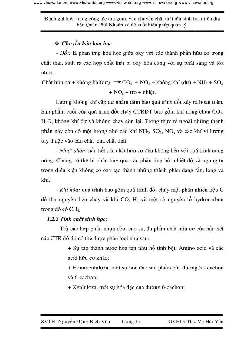 image for page Nghiên cứu hiện trạng công tác thu gom vận chuyển chất thải rắn trên địa bàn quận Phú Nhuận và đề xuất biện pháp xử lý