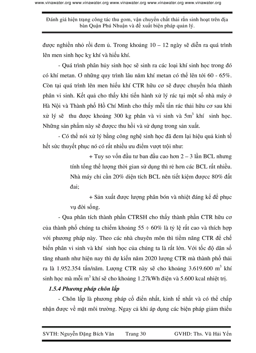 image for page Nghiên cứu hiện trạng công tác thu gom vận chuyển chất thải rắn trên địa bàn quận Phú Nhuận và đề xuất biện pháp xử lý