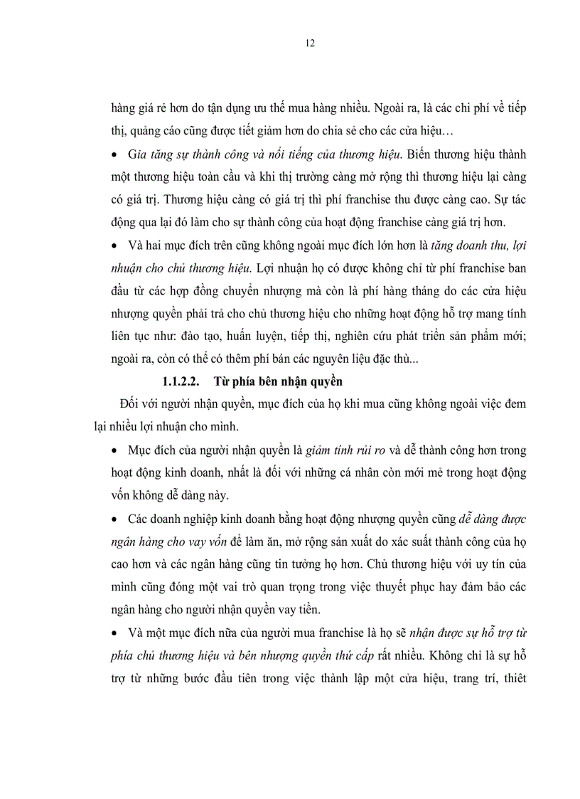 image for page Hoạt động kinh doanh nhượng quyền thương mại ứng dụng trong ngành thực phẩm ở TP HCM Thực trạng và giải pháp hoàn thiện