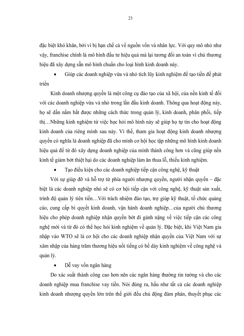 image for page Hoạt động kinh doanh nhượng quyền thương mại ứng dụng trong ngành thực phẩm ở TP HCM Thực trạng và giải pháp hoàn thiện