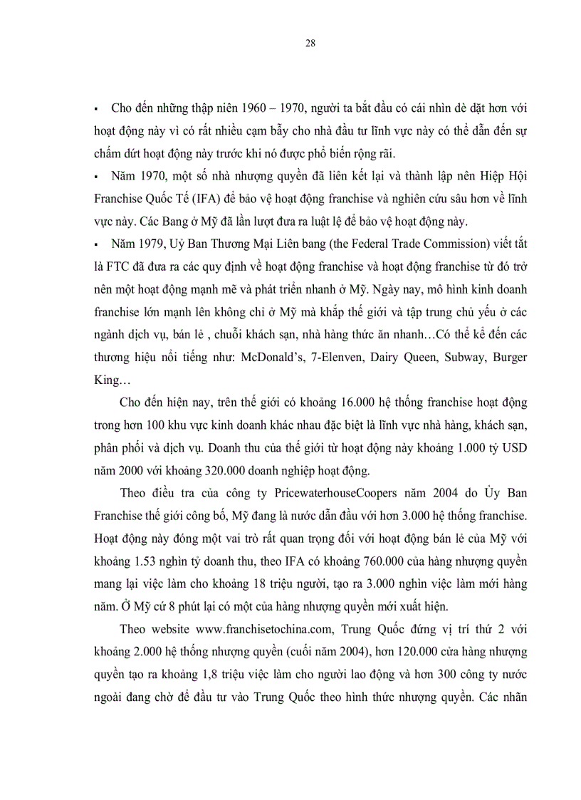 image for page Hoạt động kinh doanh nhượng quyền thương mại ứng dụng trong ngành thực phẩm ở TP HCM Thực trạng và giải pháp hoàn thiện