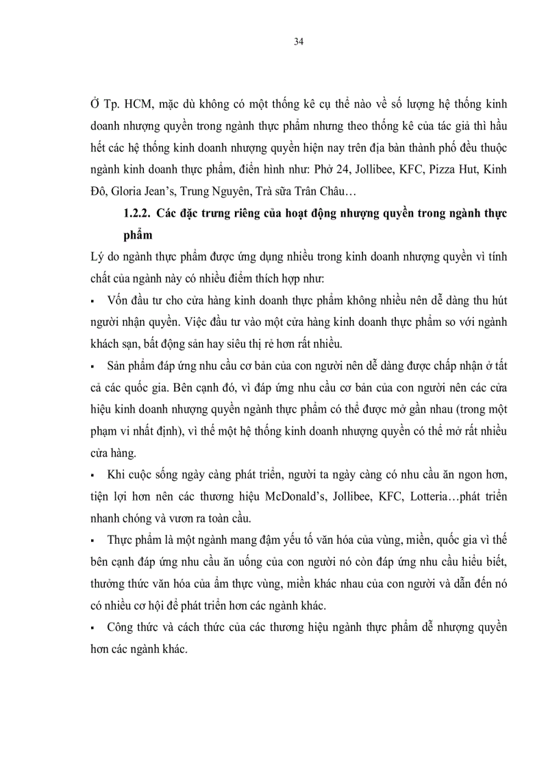 image for page Hoạt động kinh doanh nhượng quyền thương mại ứng dụng trong ngành thực phẩm ở TP HCM Thực trạng và giải pháp hoàn thiện