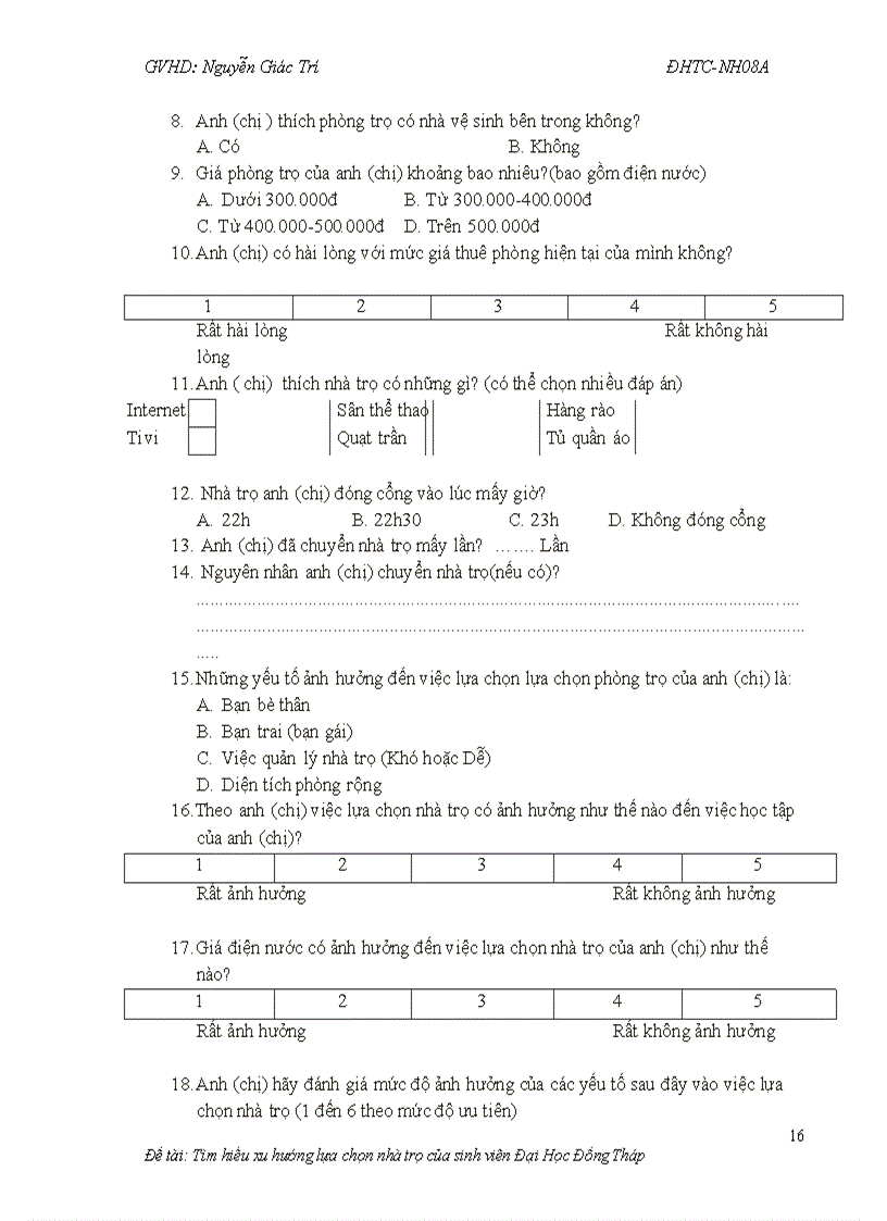 image for page Tìm hiểu xu hướng lựa chọn nhà trọ của sinh viên đại học Đồng Tháp