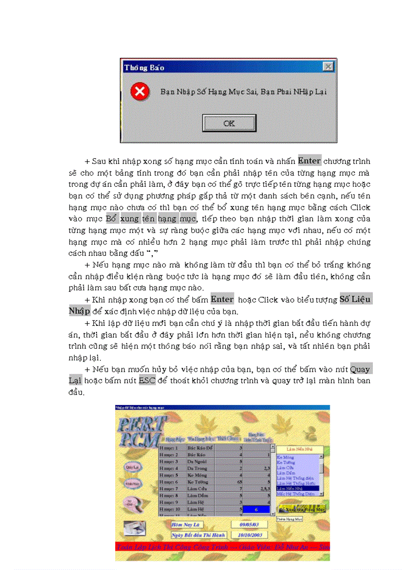 image for page Điều hành dự án bằng phương pháp PERT PCM và ứng dụng giải bài toán lập lịch thi công công trình thầy Đỗ Như An huơg dẫn 70 trang