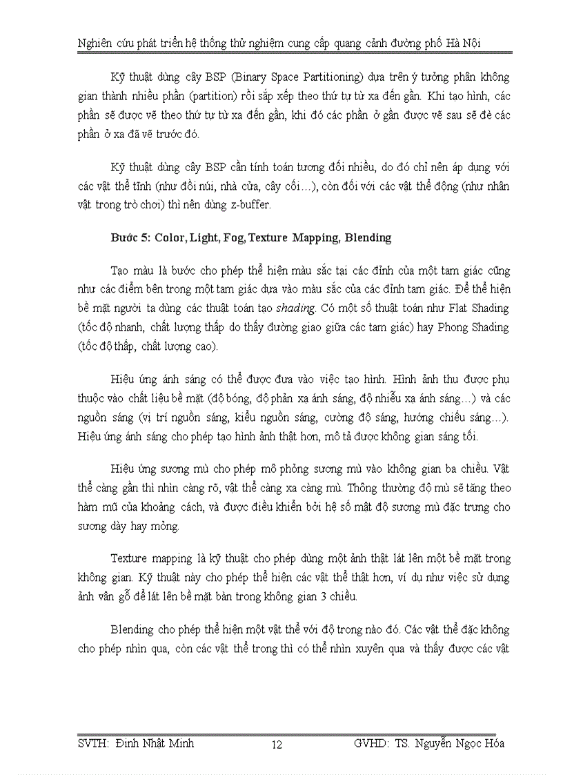 image for page Nghiên cứu phát triển hệ thống thử nghiệm cung cấp quang cảnh đường phố hà nội