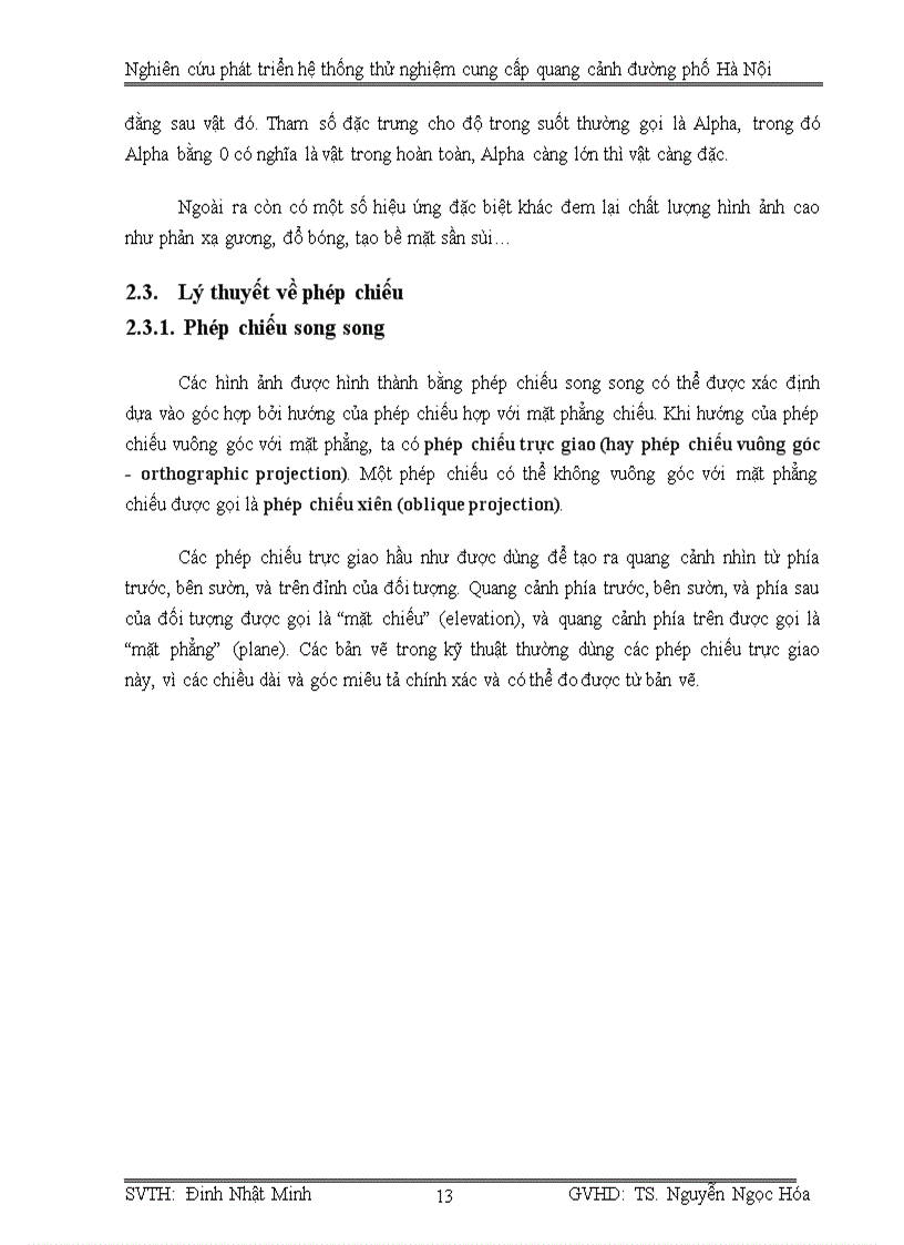 image for page Nghiên cứu phát triển hệ thống thử nghiệm cung cấp quang cảnh đường phố hà nội