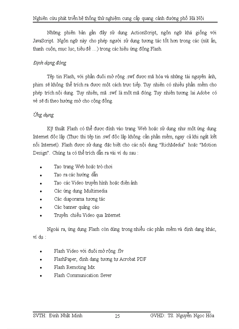 image for page Nghiên cứu phát triển hệ thống thử nghiệm cung cấp quang cảnh đường phố hà nội