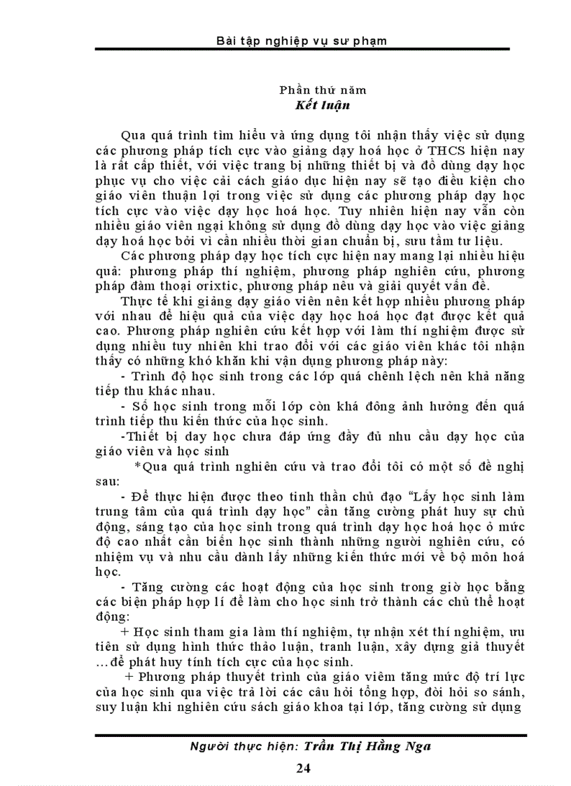 image for page Ứng dụng các phương pháp dạy học tích cực vào một số tình huống giảng dạy môn hoá học THCS