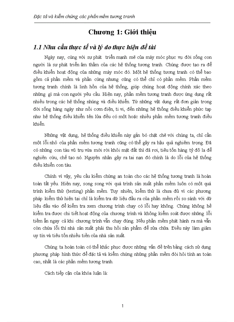 image for page Đặc tả và kiểm chứng các phần mềm tương tranh