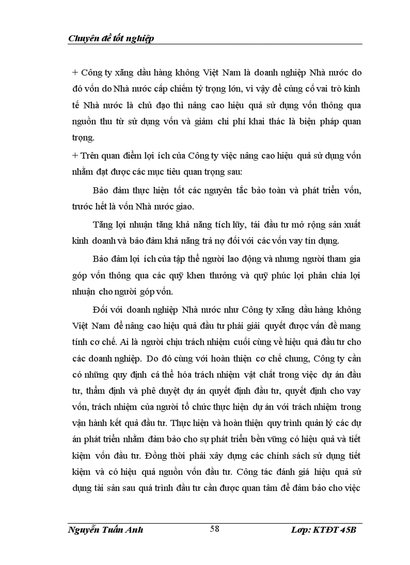image for page Tăng cường đầu tư phát triển tại Công ty xăng dầu hàng không Việt Nam Thực trạng và giải pháp