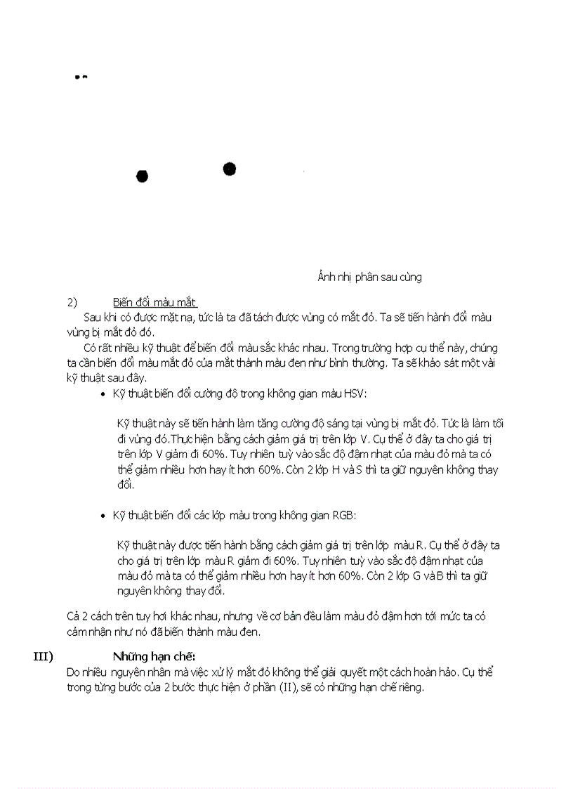 image for page Xử lý hiệu ứng mắt đỏ trong ảnh số