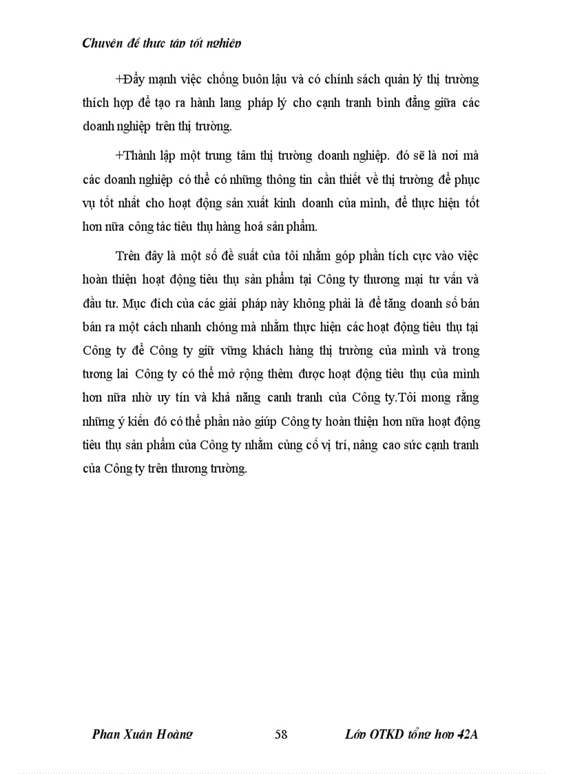 image for page Một số giải pháp hoàn thiện hoạt động tiêu thụ sản phẩm tại công ty thương mại tư vấn và đầu tư