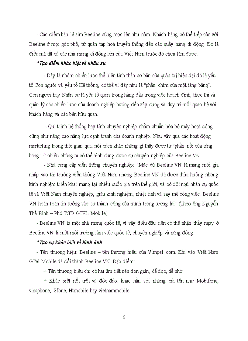 image for page Phân tích sự thành công chiến lược định vị thị trường của beeline việt nam